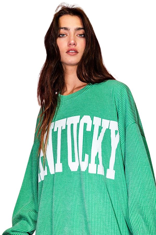 Kentucky Drop Shoulder Crew Neck