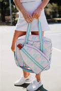 RAINBOW GINGHAM PICKLEBALL BAG