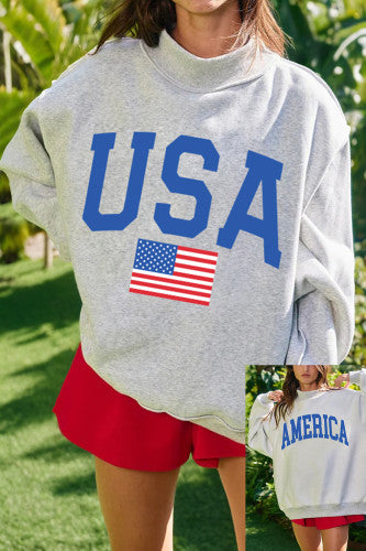 USA Reversible Mockneck