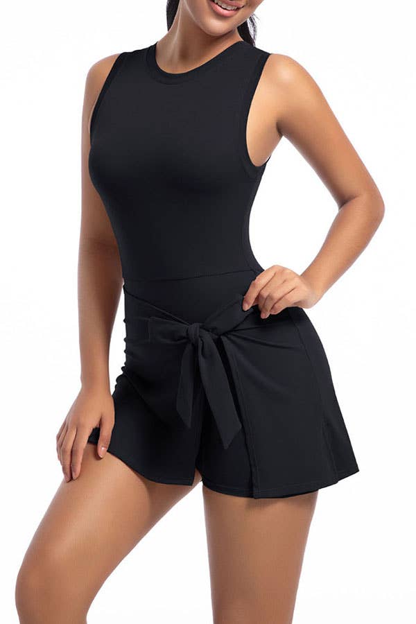 Tennis Skort Dress with Tie