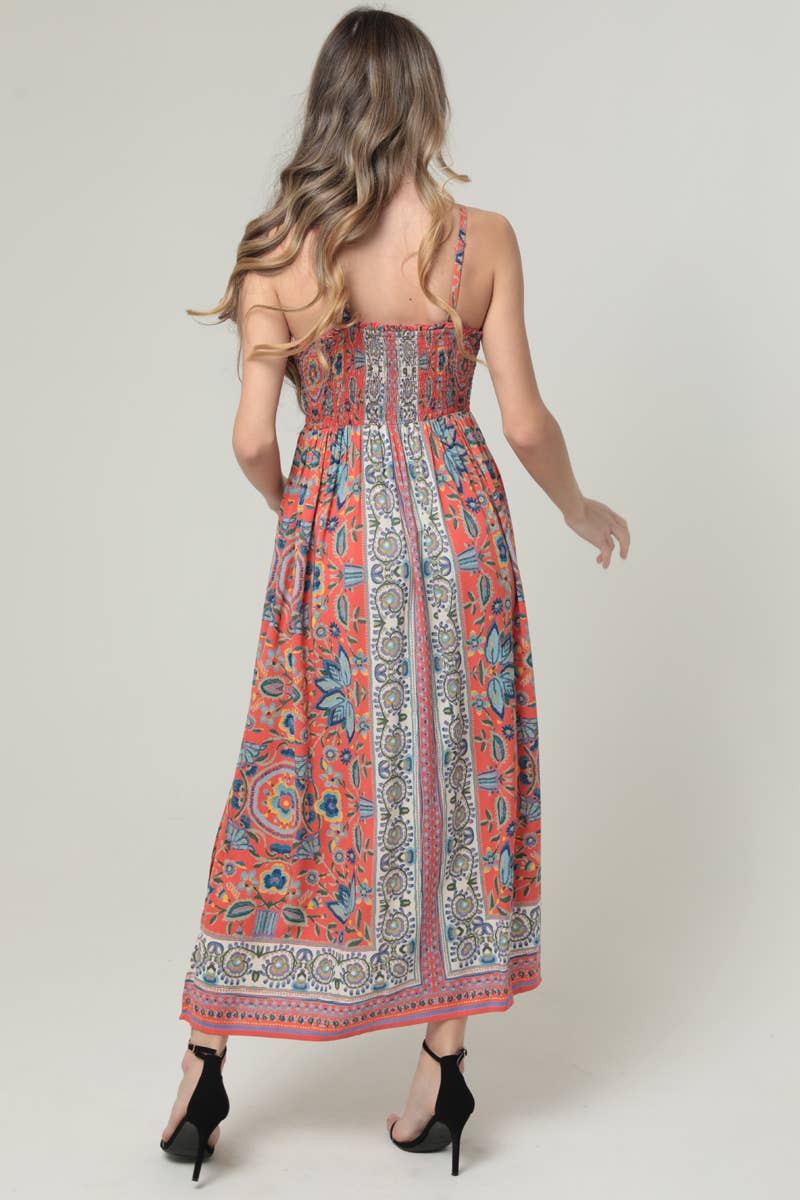 Boho Maxi Dress With Pockets