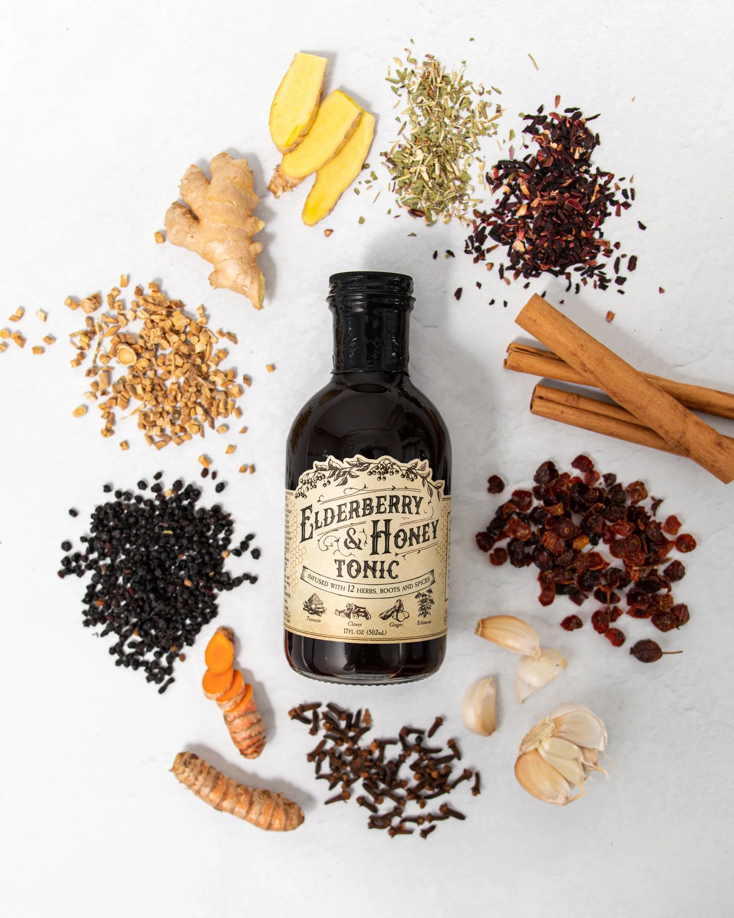 Roots and Leaves: Elderberry & Honey Tonic