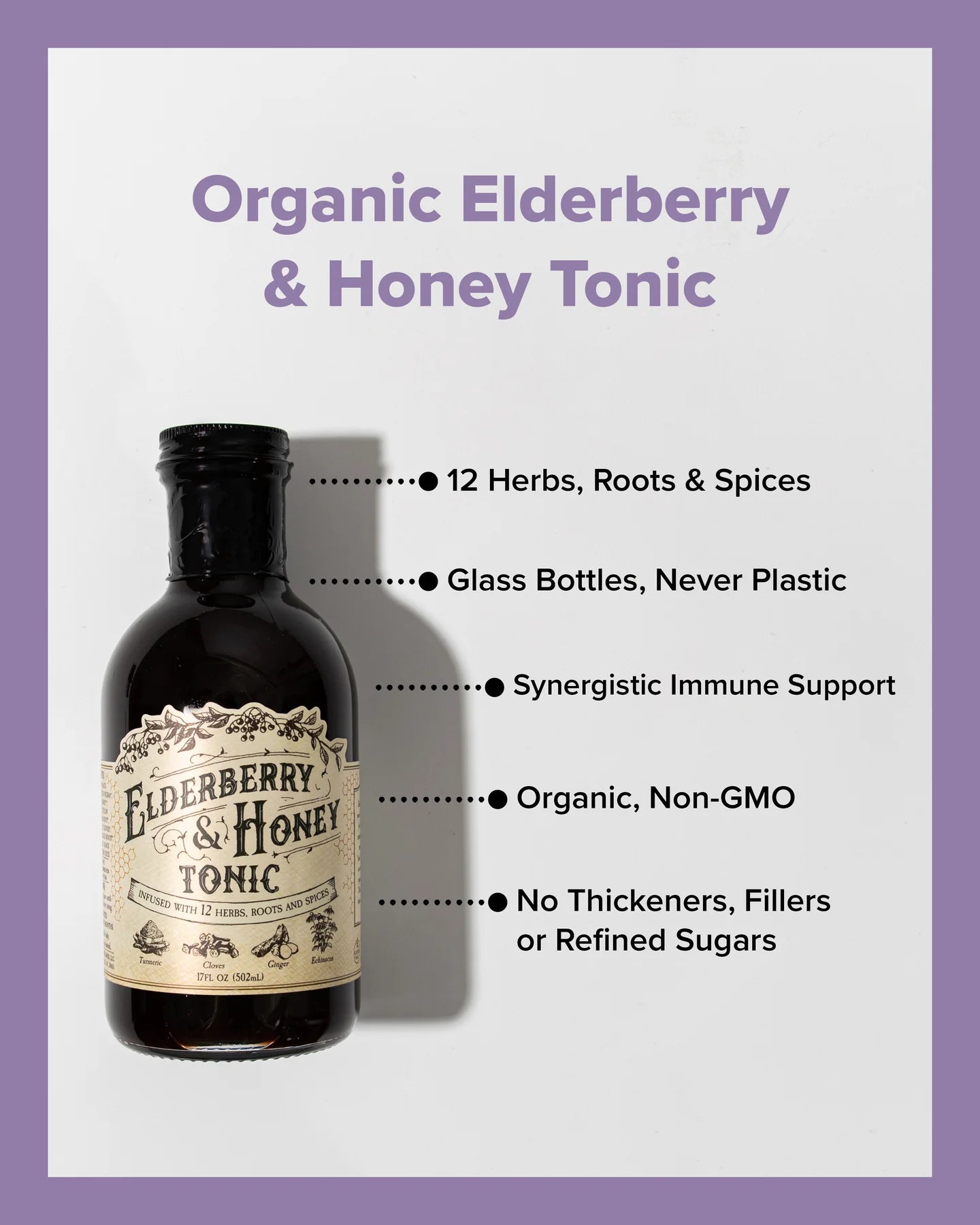 Roots and Leaves: Elderberry & Honey Tonic
