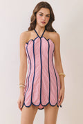 Halter Neck Mini Dress