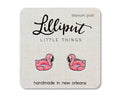 Flamingo Pool Floaty Earrings // Pink Flamingo