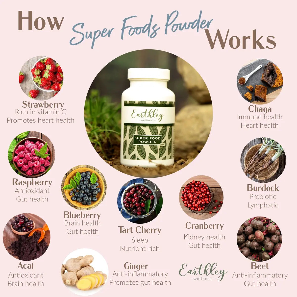 Earthley: Super Foods Powder